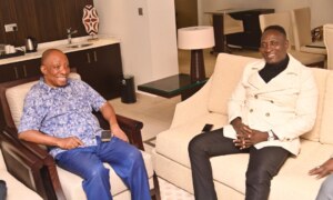 Billionaire Prophet Jeremiah Fufeyin in closed door meeting with H-E, Dr Umaru Tanko Al-Makura, Former Nassarawa State Governor and Senator representing Nassarawa South Senatorial District