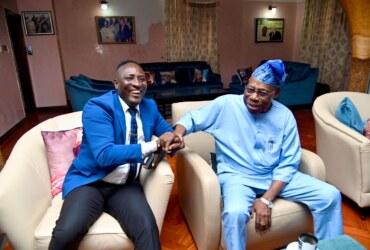 Breaking News: Billionaire Prophet Jeremiah Fufeyin meets Chief Olusegun Obasanjo in a closed door meeting on national issues